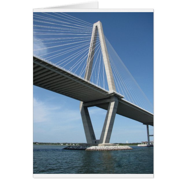 De prachtige Ravenel Bridge (Voorkant)