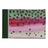 De prachtige regenboogforel, het decor kussensloop (Achterkant)