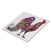 De prachtige Rooster Tegel Tegeltje (Zijkant)