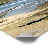 De prachtige schildpad in Oahu Hawaii Poster (Hoek)