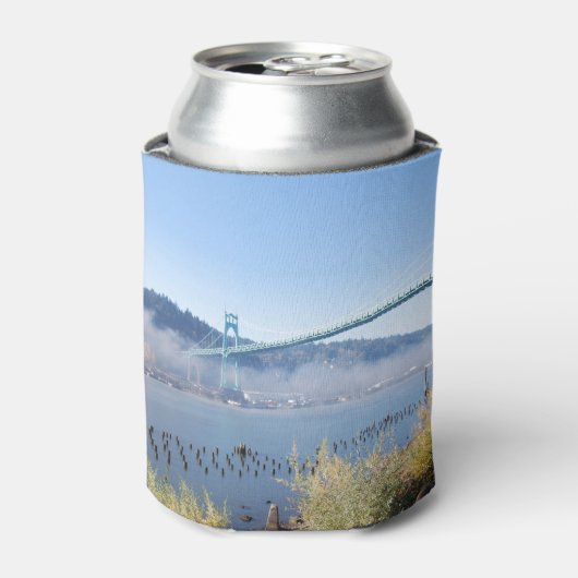 De prachtige St. Johns Bridge Blikjeskoeler (Blikje Voorkant)
