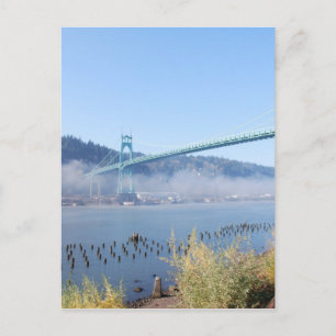 De prachtige St. Johns Bridge Briefkaart