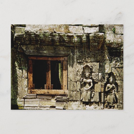 De prachtige tempel Angkor Wat Briefkaart (Voorkant)