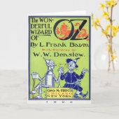 De prachtige Tovenaar van Oz -- 1900 Kaart (Gele Bloem)