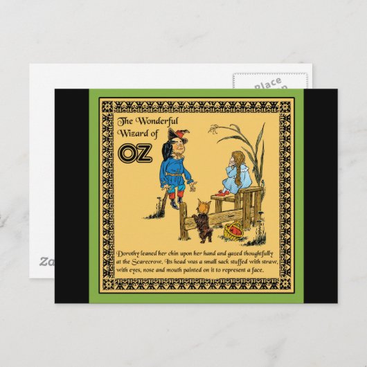 De prachtige Tovenaar van Oz Briefkaart (Voorkant / Achterkant)