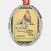 De prachtige Tovenaar van Oz Metalen Ornament (Links)