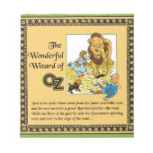 De prachtige Tovenaar van Oz Notitieblok (Voorkant)