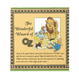 De prachtige Tovenaar van Oz Notitieblok