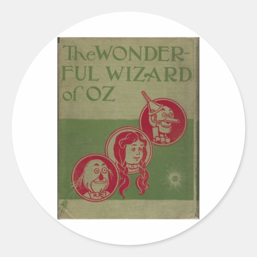 De prachtige tovenaar van Oz Ronde Sticker (Voorkant)