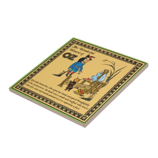 De prachtige Tovenaar van Oz Tegeltje (Zijkant)