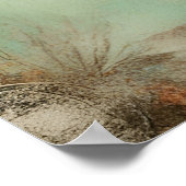 De prachtige vogel in een kroon collage poster (Hoek)