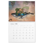 De prachtige wereld van fantasie kalender (Jan 2026)