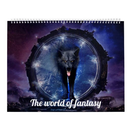 De prachtige wereld van fantasie kalender (Hoes)