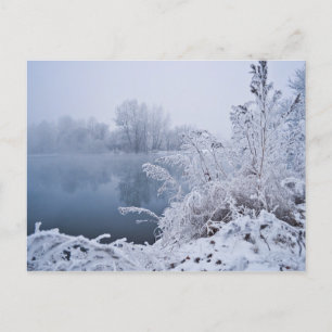 De prachtige Winterlaag van de Scene sparen de Dat Briefkaart