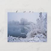 De prachtige Winterlaag van de Scene sparen de Dat Briefkaart (Voorkant / Achterkant)