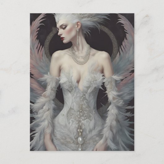 De prachtige zwaan prinses briefkaart (Voorkant)