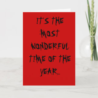 De prachtigste Tijd van het Jaar Feestdagen Kaart