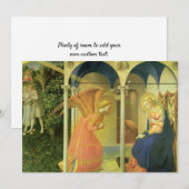 De Prado-aankondiging door Fra Angelico Kaart (Voorkant / Achterkant)