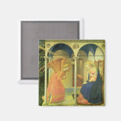 De Prado-aankondiging door Fra Angelico Magneet (Voorkant / Achterkant)