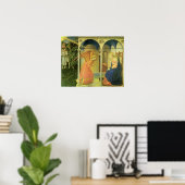 De Prado-aankondiging door Fra Angelico Poster (Thuiskantoor)