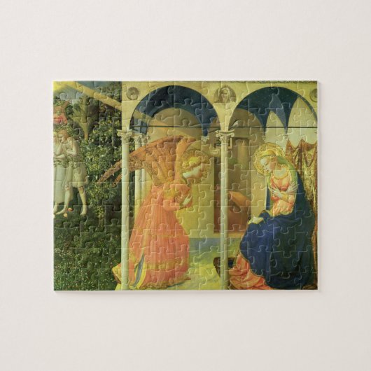 De Prado Annunciatie door Fra Angelico Legpuzzel (Horizontaal)