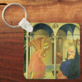 De Prado Annunciatie door Fra Angelico Sleutelhanger (Voorkant)