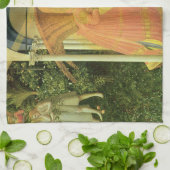 De Prado Annunciatie door Fra Angelico Theedoek (Gevouwen)