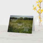 De prairie bloeit Kaart met het Gedicht van het (Gele Bloem)