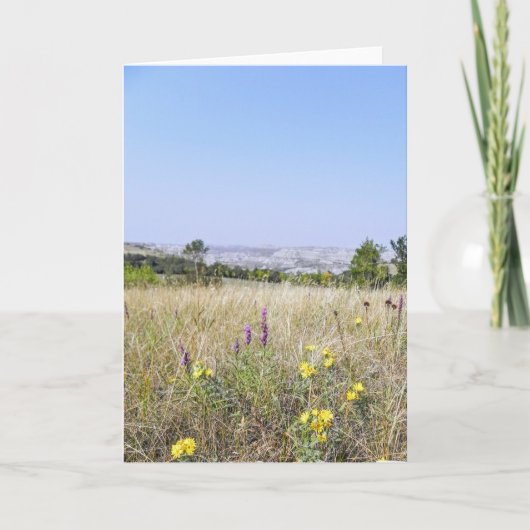 De prairie ontmoet de Kaart van de Nota Badlands (Voorkant)