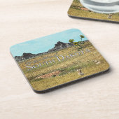 De Prairielanden van South Dakota Bier Onderzetter (Linkerzijde)