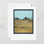 De Prairielanden van South Dakota Briefkaart (Voorkant / Achterkant)