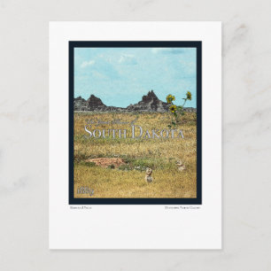 De Prairielanden van South Dakota Briefkaart
