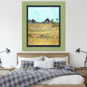 De Prairielanden van South Dakota Canvas Afdruk (Insitu (Slaapkamer))