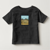 De Prairielanden van South Dakota Kinder Shirts (Voorkant)