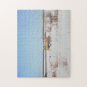 De Prairies Saskatchewan Canada Old Tractor Legpuzzel (Verticaal)