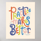 De praktijk maakt beter Poster (Voorkant)