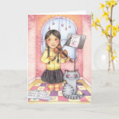 De praktijk maakt Perfect - het Wenskaart van het Kaart (Gele Bloem)