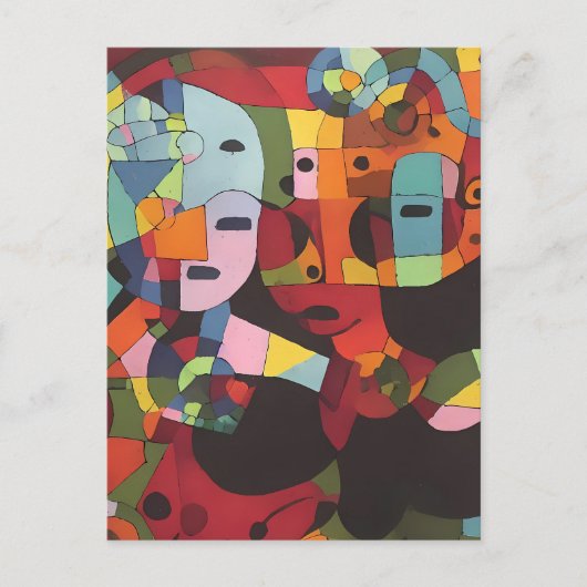 De praktische abstractie - Ken Gage Art Briefkaart (Voorkant)