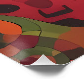 De praktische abstractie - Ken Gage Art Perfect Poster (Hoek)