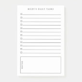 De praktische Dagelijkse Taken & de Nota's voegen Post-it® Notes (Voorkant)