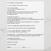 DE PRAYER VAN DE SALVATIE FLYER (Voorkant)