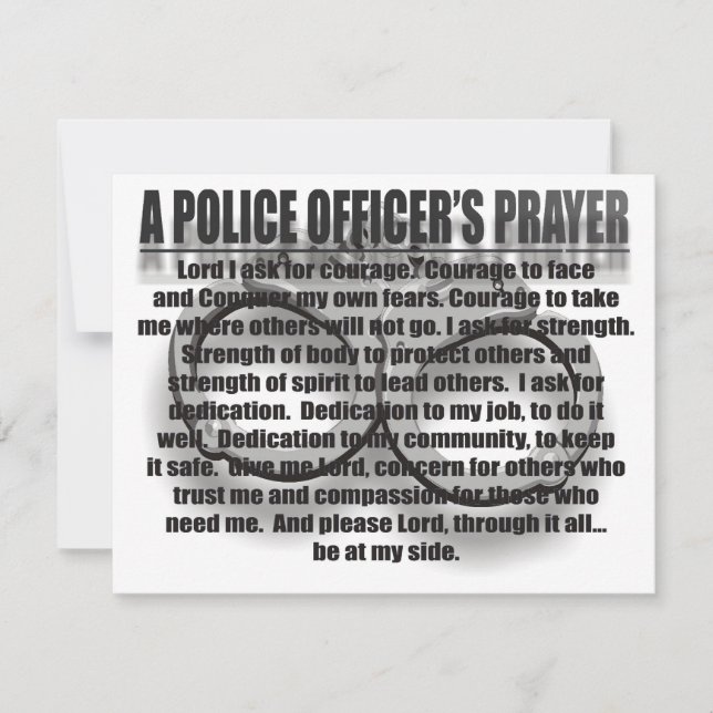 DE PRAYER VAN EEN POLITIEBUREAU (Voorkant)