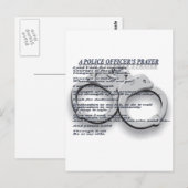 DE PRAYER VAN EEN POLITIEBUREAU BRIEFKAART (Voorkant / Achterkant)