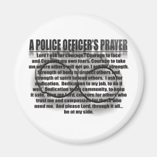 DE PRAYER VAN EEN POLITIEBUREAU MAGNEET