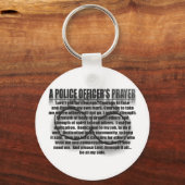 DE PRAYER VAN EEN POLITIEBUREAU SLEUTELHANGER (Voorkant)