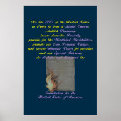 De preambule herschreven poster (Voorkant)