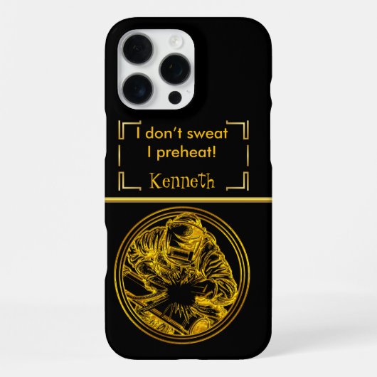 De precisie van de lasser iPhone hoesje (Achterkant)