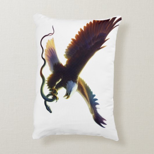 De Predator en de Prey Accent Kussen (Achterkant (Verticaal))