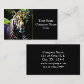 De Predator van het Oerwoud Jaguar - Fierce Visitekaartje (Voorkant / Achterkant)