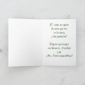 De Predikant van Navidad Perro van Feliz - Spaanse Feestdagen Kaart (Binnen)